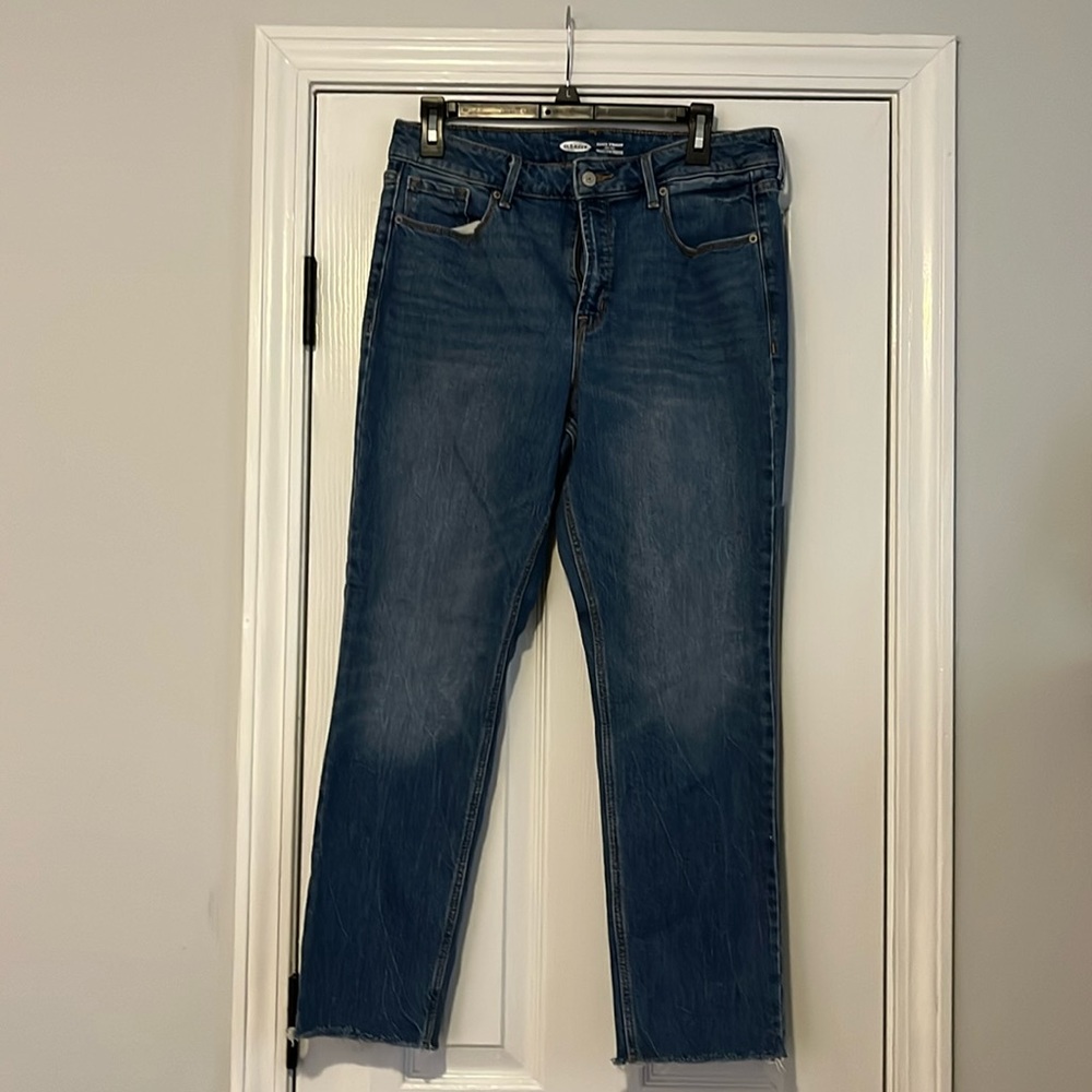 Old Navy Power Straight High Rise Jeans